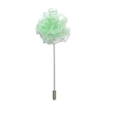 Green Flower Lapel Pin