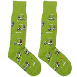 Green Golf Car Socks