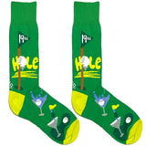 Green Golf Hole Socks