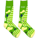 Green Golf Par 4 Hole Socks