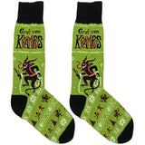 Green Krampus Socks