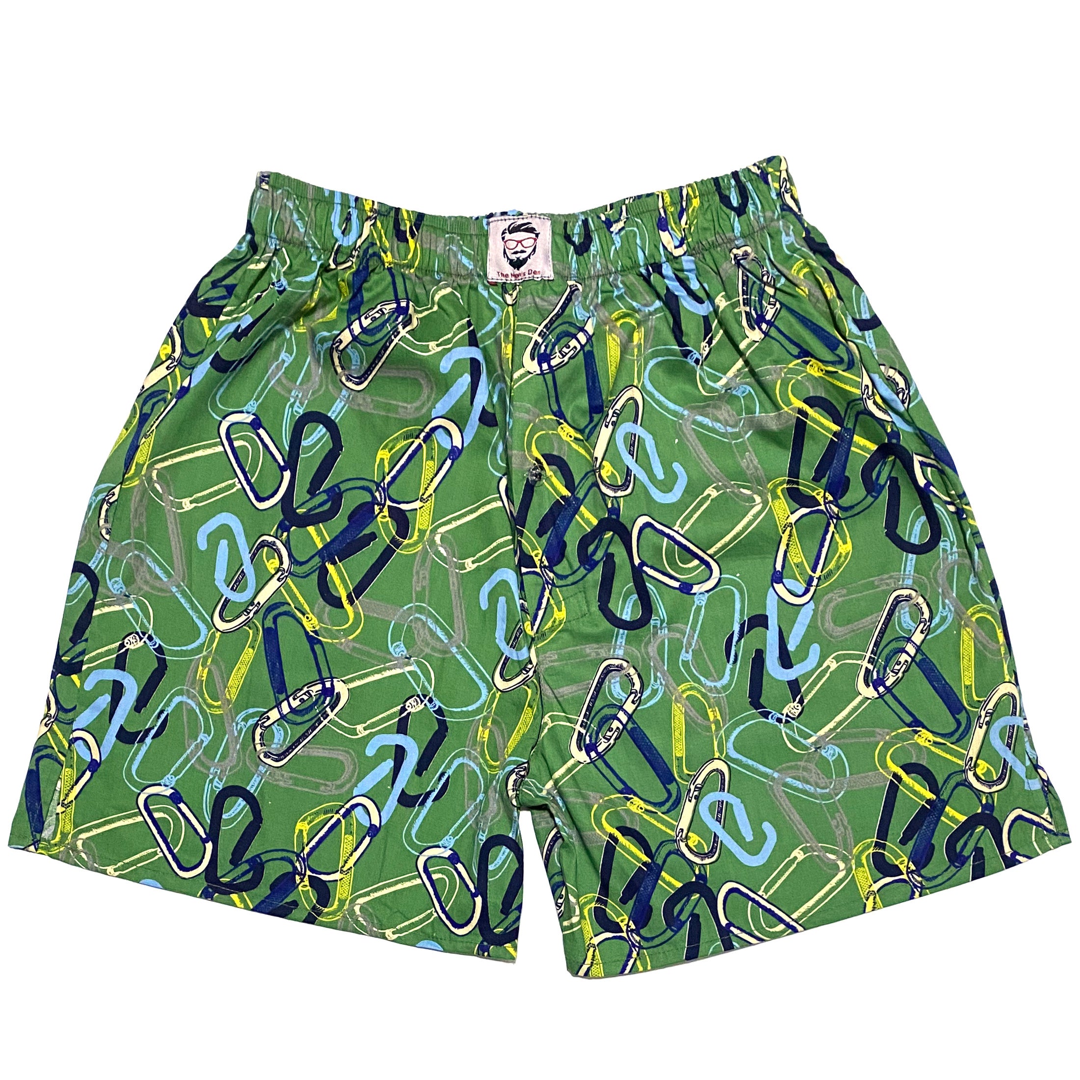 Green Magnet Tag Cotton Boxers