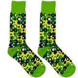 Green Pattern Socks