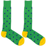 Green Polka Socks