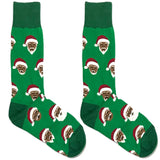 Green Santa Socks