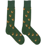 Green Squirrel Socks