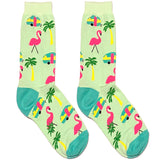 Green Swan Short Crew Socks