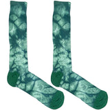 Green Tie And Dye Socks