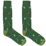 Green Watermelon socks