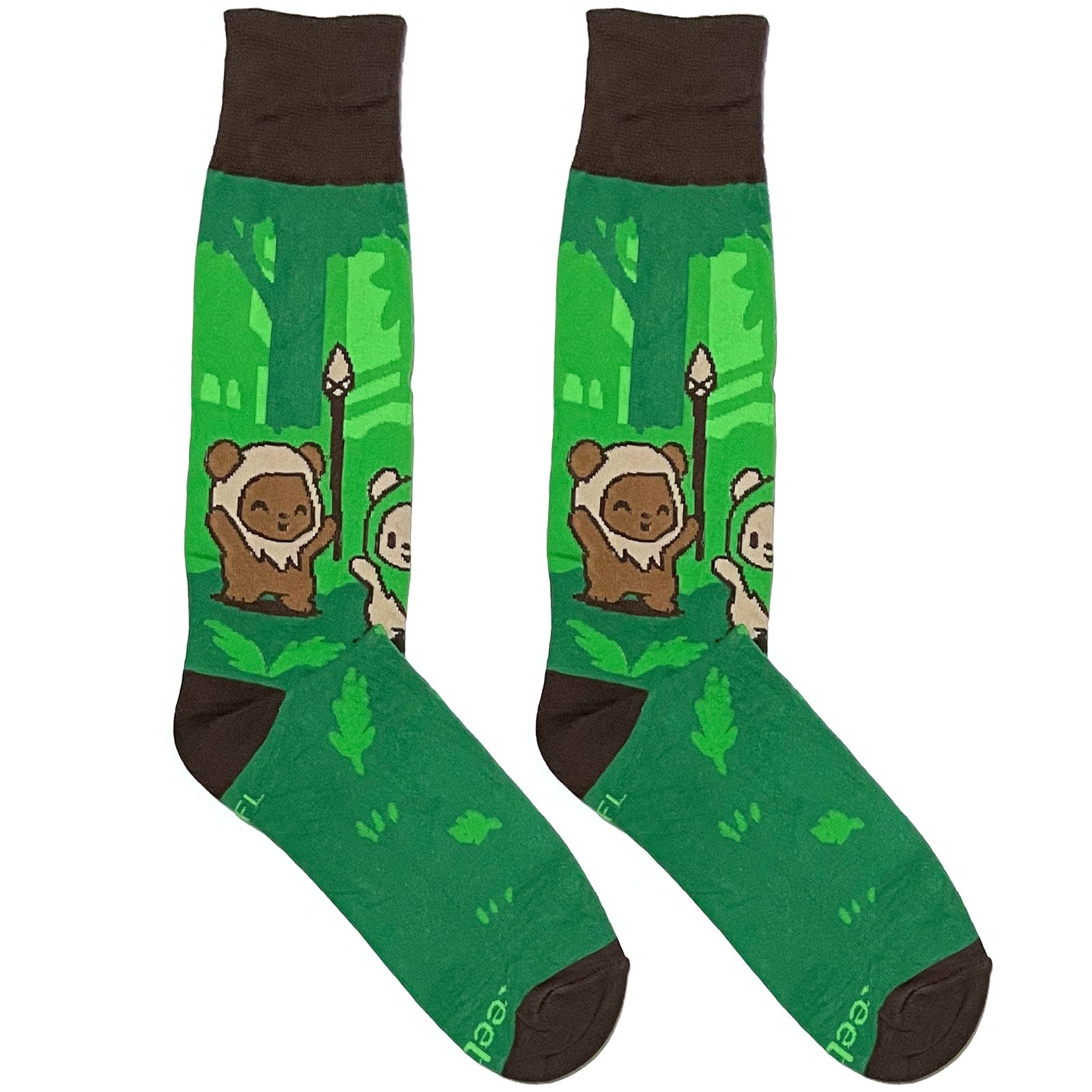 Green Cute Jungle Socks