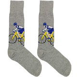 Grey Bicycle Socks