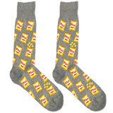 Grey Chips Bag Socks