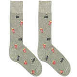 Grey Cinema Munch Socks