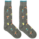 Grey Cocktail Socks