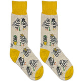 Grey Honey Bee Socks