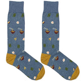 Grey Noodle Lover Socks