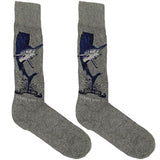 Grey Seas The Day Socks