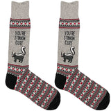 Grey Stinkin Cute Socks