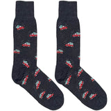 Grey Tree Truck Socks