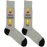 Grey Trophy Husband Socks