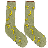 Grey Banana Short Crew Socks