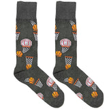 Grey Basket Ball Net Socks