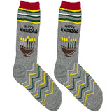 Grey Candle Lights Short Crew Socks