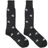 Grey Game Cards Socks