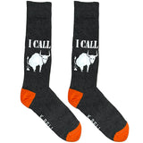 Grey I Call Bull Socks