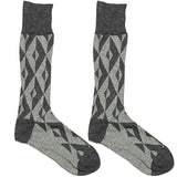 Grey Pattern Socks