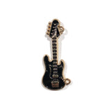 Black Guitar Lapel Pin