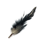 Black Feather Lapel Pin