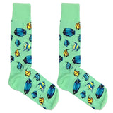 Light Blue Fish Socks