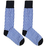 Light Blue Pattern Socks