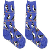 Light Blue Pigeon Short Crew Socks