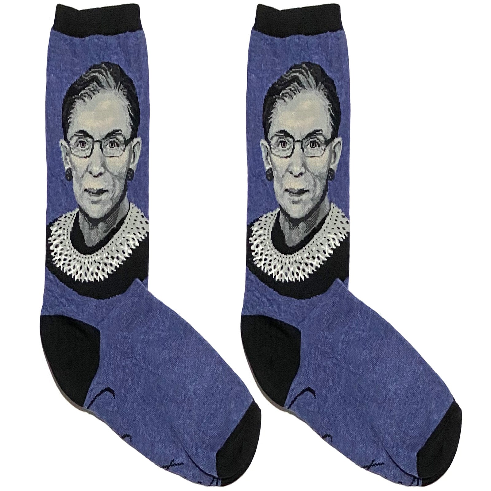 Light Blue Ruth Bader Short Crew Socks – themensden.pk
