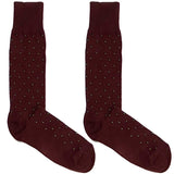 Maroon And Yellow Socks