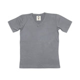 Relaxed Fit Light Grey V-Neck