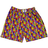 Multicolor Puzzle Cotton Boxers