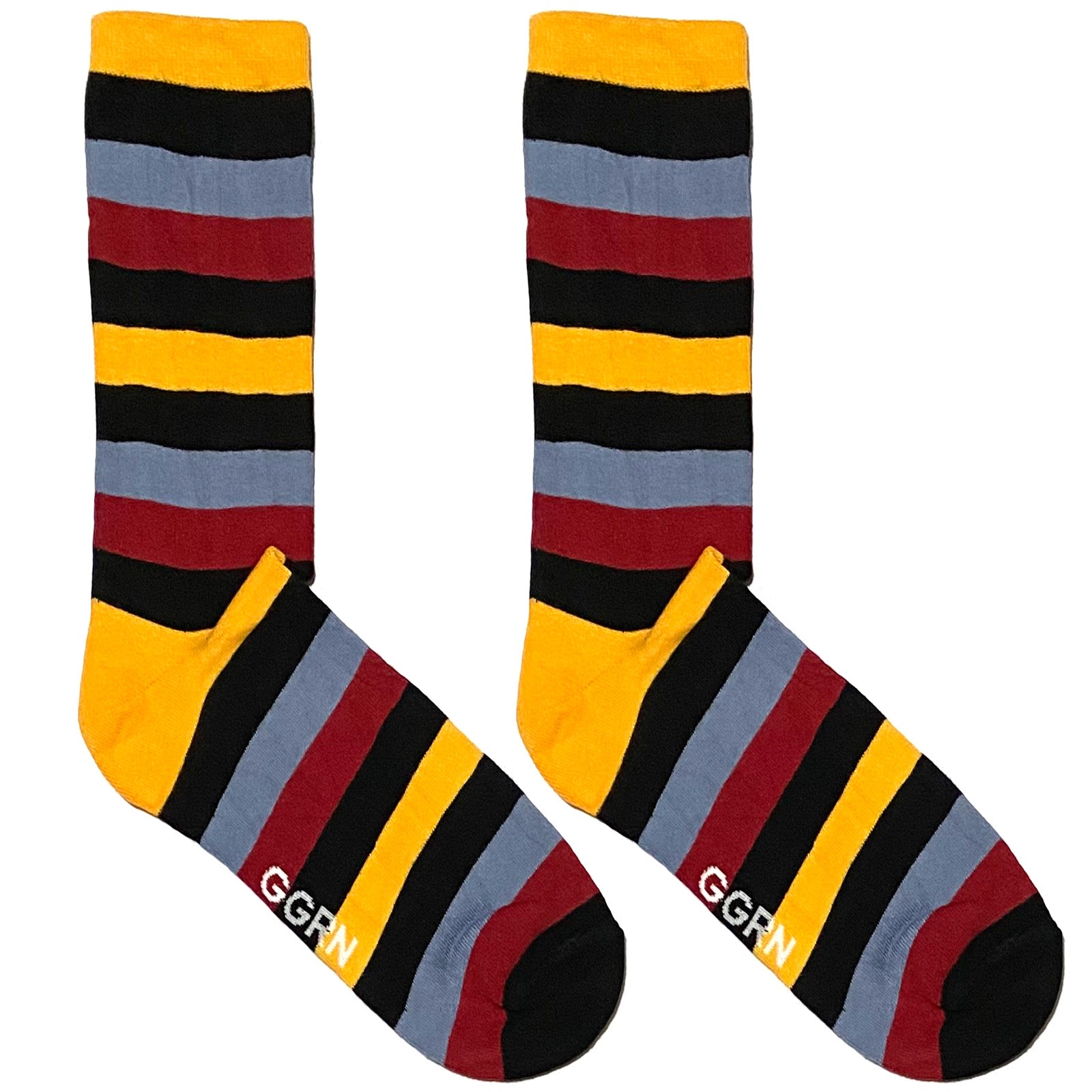 Multicolor Stripe Short Crew Socks