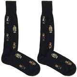 Navy Blue RL Polo Teddy Socks