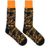 Orange Camo Socks