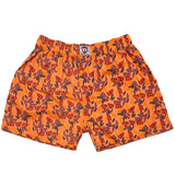 Orange Floral Boxers