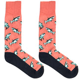 Pink Shark Socks