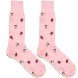 Pink Jam Bread Socks