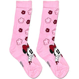 Pink Minnie Mouse Short Crew Socks