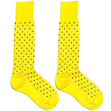 Plain Yellow Polka Socks