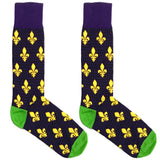 Purple And Yellow Royal Socks