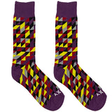 Purple Pattern Socks