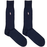RL Polo Solid Blue Socks
